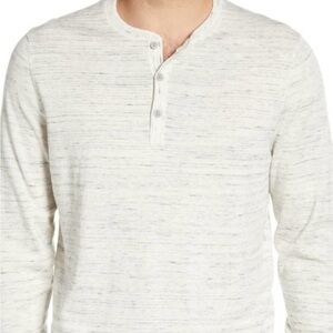 Nordstrom Men’s Shop Gray Henley Shirt Size XXL